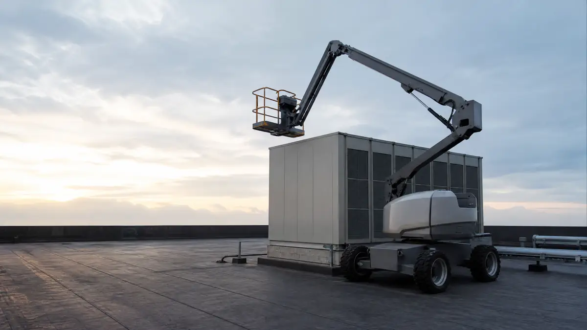 Articulating Boom Lifts jobsite access in Colorado Springs